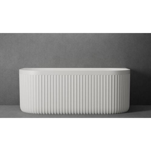 Ligbad Half Vrijstaand Ideavit Archtec Rock 170x80x63 cm Wit, Doe-het-zelf en Verbouw, Sanitair, Ophalen of Verzenden