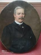 Jan Heinrich Neuman (1819-1898) - Portret van een heer, Antiek en Kunst
