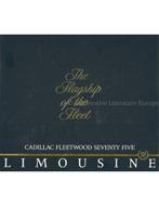 1986 CADILLAC FLEETWOOD SEVENTY FIVE LIMOUSINE BROCHURE, Boeken, Auto's | Folders en Tijdschriften, Nieuw, Chevrolet, Author