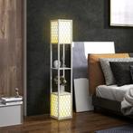 TRUUSK Staande Lamp Modern Design - 2 Planken - Trekkoordsch, Huis en Inrichting, Lampen | Vloerlampen, Verzenden, Nieuw