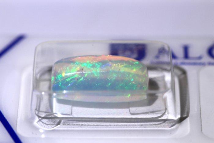Opaal - 4.98 ct - Antwerp Laboratory for Gemstone Testing, Sieraden, Tassen en Uiterlijk, Edelstenen