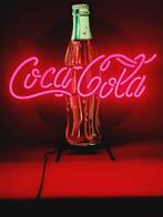 Coca-Cola Co. Neon Lichtreclame, 1970 - Reclamebord - Glas,, Antiek en Kunst
