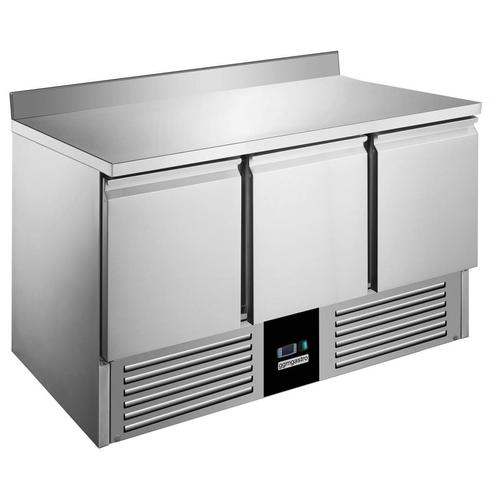 GGM Gastro | Koelwerkbank PREMIUM - 1370x700mm - 3 deuren &, Zakelijke goederen, Horeca | Meubilair en Inrichting, Verzenden