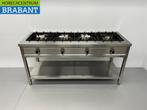 HCB RVS Pannenkoekenfornuis 4 branders 4 x 8 kW 168,5 cm GAS, Ophalen of Verzenden, Nieuw in verpakking