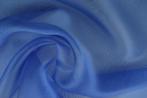 15 meter organza stof - blauw, Hobby en Vrije tijd, Stoffen en Lappen, Blauw, 120 cm of meer, Ophalen of Verzenden, Polyester