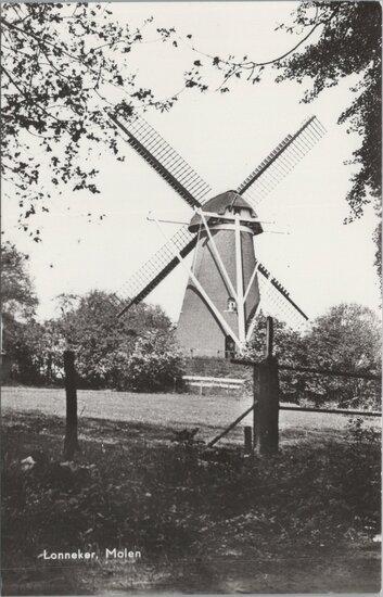 LONNEKER - Molen, Verzamelen, Ansichtkaarten | Nederland, Verzenden