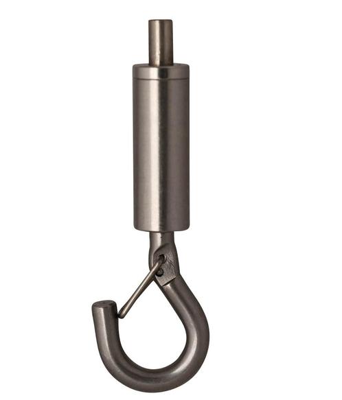Ophangsysteemhaak Rvs met veerclip en zij uitgang, Doe-het-zelf en Verbouw, IJzerwaren en Bevestigingsmiddelen, Verzenden