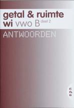 Getal en Ruimte vwo B deel 2 deel Antwoorden 9789011098930, Verzenden, Zo goed als nieuw