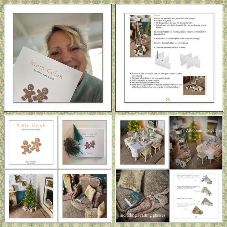 Nu bij Silly Sisters, boek miniaturen Kerstkriebels!, Verzamelen, Poppenhuizen en Toebehoren, Poppenhuis, Nieuw, Verzenden