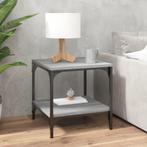vidaXL Salontafel 50x50x40 cm bewerkt hout grijs sonoma, 50 tot 100 cm, Verzenden, Nieuw, 50 tot 100 cm