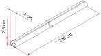Fiamma Fixing-Bar Pro L, Auto diversen, Dakdragers, Ophalen of Verzenden, Nieuw