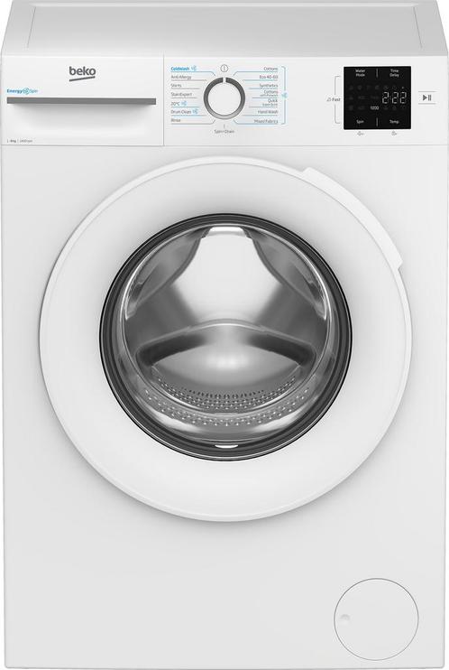 beko Bm3wt3841w Wasmachine 8 Kg 1400t, Witgoed en Apparatuur, Wasmachines, Nieuw, Voorlader, 85 tot 90 cm, Ophalen of Verzenden