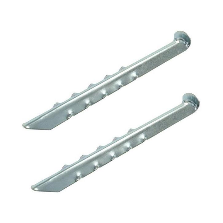 ProPlus Tentharing - Geribbeld Metaal - 30 cm - Set van 2, Caravans en Kamperen, Kampeeraccessoires, Nieuw, Ophalen of Verzenden
