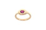 Ring - 9 kt. Roségoud - 0.60ct. tw. Robijn, Sieraden, Tassen en Uiterlijk, Ringen, Nieuw