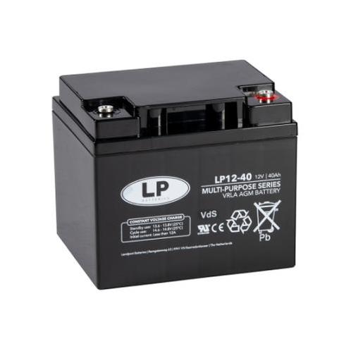 LP VRLA-LP accu 12 volt 38.0 ah LP12-40 VDS, Computers en Software, Noodvoedingen (UPS), Nieuw, Ophalen of Verzenden