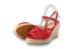 Kanna Sandalen in maat 40 Rood | 10% extra korting, Kleding | Dames, Schoenen, Verzenden, Sandalen of Muiltjes, Zo goed als nieuw