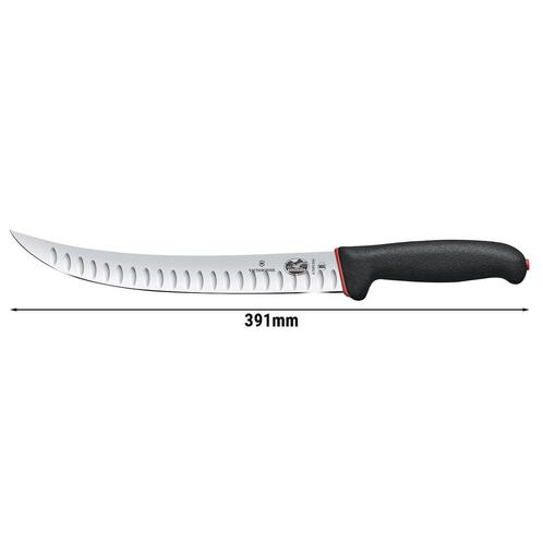 GGM Gastro | VICTORINOX | FIBROX DUAL GRIP - Slagersmes met, Huis en Inrichting, Keuken | Bestek, Nieuw, Verzenden