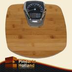 Luxe Bamboe personenweegschaal met 2 Weegindicators 180Kg, Ophalen of Verzenden, Nieuw, Overige typen, 100 tot 200 kg