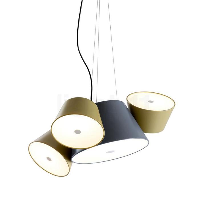 Marset Tam Tam Mini, blauw-grijs/olijf (Hanglampen), Huis en Inrichting, Lampen | Hanglampen, Nieuw, Verzenden