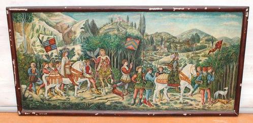 European school (XX), After Benozzo Gozzoli - Juan VIII, Antiek en Kunst, Kunst | Schilderijen | Klassiek