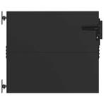 Poort Zwart 105x100 | Tweedekansje | OP = OP (tuinpoort), Tuin en Terras, Tuinhekken en Hekwerk, Met poort, Nieuw, Ophalen of Verzenden