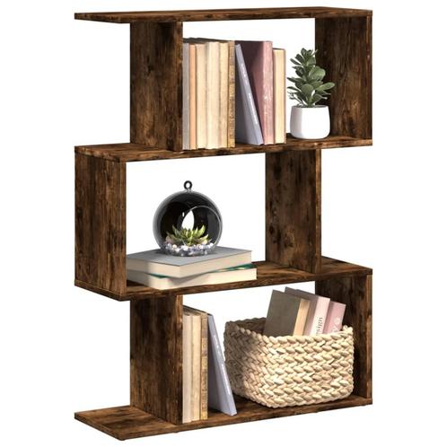 vidaXL Kamerscherm / boekenkast 3-laags 70x24x97 cm hout, Huis en Inrichting, Kasten | Boekenkasten, Nieuw, Verzenden