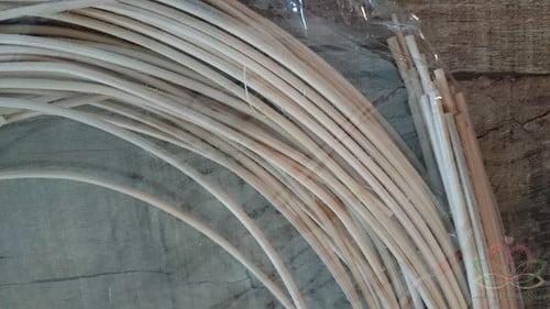 Pitriet Rattan Naturel 3 mm 250 gram, Hobby en Vrije tijd, Knutselen, Nieuw, Ophalen of Verzenden