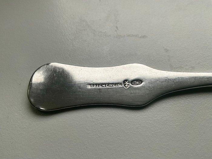 Vork - viool - .875 (84 Zolotniki) zilver - Zilveren vork, Antiek en Kunst, Antiek | Goud en Zilver