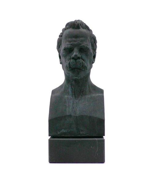 Buste, Nietzsche - 2,3 kg - 23.5 cm - Gegoten Beton, Antiek en Kunst, Curiosa en Brocante
