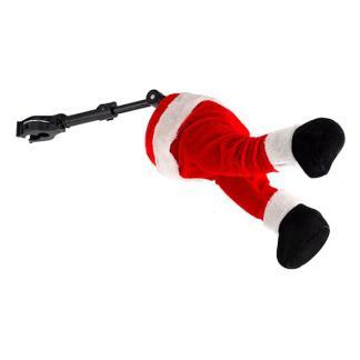 Bewegende kerstmanbenen | Decoris | 15 x 10 x 34 cm, Diversen, Kerst, Nieuw, Verzenden