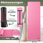Yogamat - Fitness mat - Sportmat - Yoga mat extra dik - 183x, Verzenden, Zo goed als nieuw