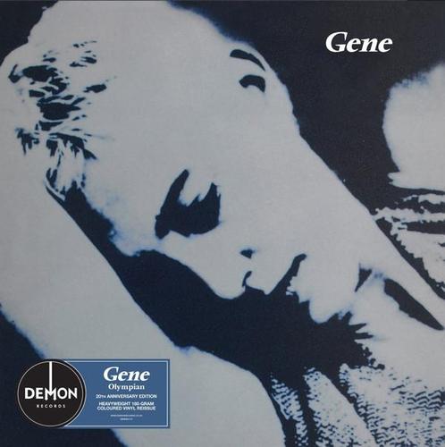 LP gebruikt - Gene - Olympian (Blue vinyl) (UK &amp; Euro..., Cd's en Dvd's, Vinyl | Rock, Zo goed als nieuw, Verzenden