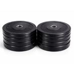 Olympische Halterschijven 50 mm | Bumper Plates Voordeelsets, Sport en Fitness, Fitnessmaterialen, Verzenden, Nieuw, Benen, Halterschijven