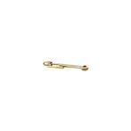 Gouden vintage veiligheidsspeld broche 14 krt, Ophalen of Verzenden, Nieuw