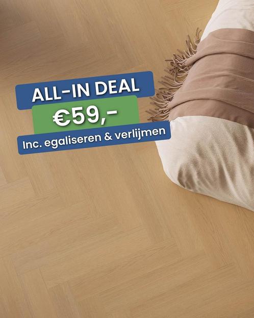Plak pvc Visgraat licht eiken |  Belakos Futuro Visgraat XL, Huis en Inrichting, Stoffering | Vloerbedekking, Ophalen