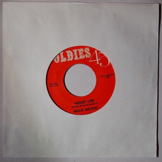 Willie Nelson   - Night Life / Rainy Day Blues - Single, Cd's en Dvd's, Vinyl Singles, Verzenden