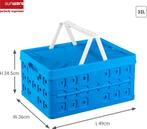 Sunware Square Vouwkrat Blauw 32 liter 49x36x24.5cm Set van, Ophalen of Verzenden, Nieuw