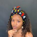 Afrikaanse hoofddoek / headwrap - Rood / gele mud, Nieuw, Ophalen of Verzenden
