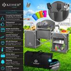 Campingkeuken opvouwbaar - Campingkast inclusief Opbergtas, Caravans en Kamperen, Kampeeraccessoires, Verzenden, Nieuw