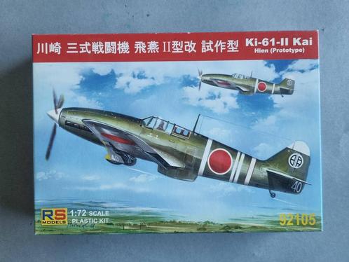 RS Models 92105 Kawasaki Ki-61-II Kai 1:72, Hobby en Vrije tijd, Modelbouw | Vliegtuigen en Helikopters, Verzenden