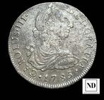 Koninkrijk Spanje. Carlos III. 8 Reales 1785 - Lima, Postzegels en Munten, Munten | Europa | Niet-Euromunten
