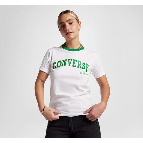 Converse T-shirt RETRO RINGER SHIRT, Kleding | Dames, Sportkleding, Nieuw, Verzenden