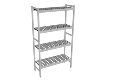 6611 - 4 etages - 1200x360x1685 mm (bxdxh) Fermostock, Zakelijke goederen, Horeca | Meubilair en Inrichting, Verzenden