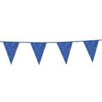 Blauwe Vlaggenlijn Glitter 6m, Verzenden, Nieuw