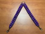 Leren duo honden riem Purple, Ophalen of Verzenden, Nieuw