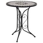 Mozaiek Bistrotafel 60cm | Tweedekansje | Perfect voor Ba..., 50 tot 100 cm, 50 tot 75 cm, Rond, Nieuw