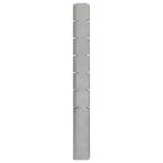 Schanskorfpaal 180 cm gegalvaniseerd staal zilverkleurig, Nieuw, Verzenden