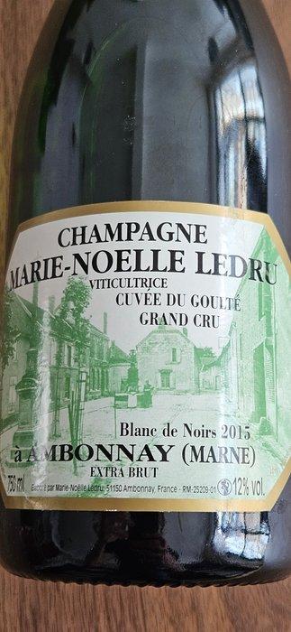 2015 Marie-Noëlle Ledru, Cuvée du Goulté - Ambonnay Blanc de, Verzamelen, Wijnen