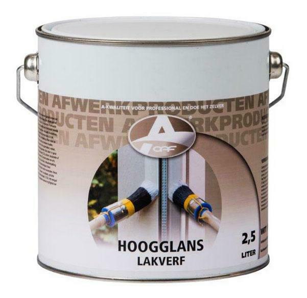 OAF Hoogglans Verf Grachtengroen (RAL 6012) 2,5 ltr, Doe-het-zelf en Verbouw, Verf, Beits en Lak, Nieuw, Verzenden