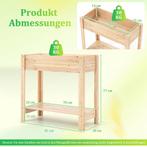 LIVSK Verhoogd Houten Tuinbed met Opbergruimte - Ergonomisch, Verzenden
